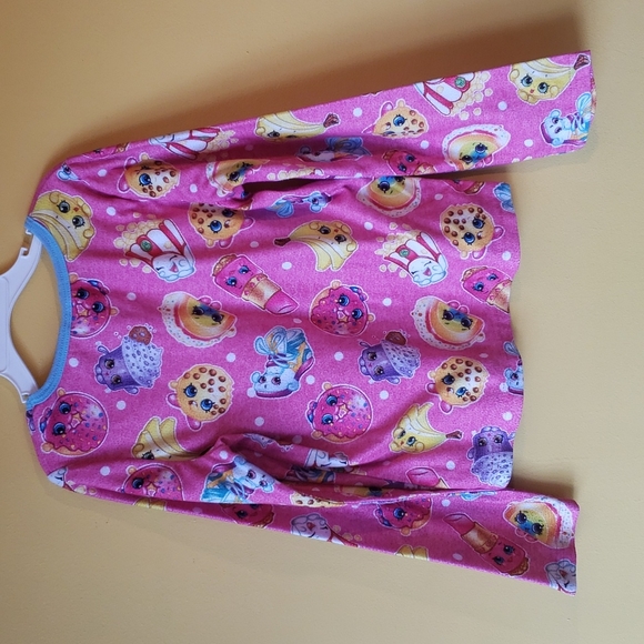 Shopkins Girls Pajama Top Size 10 - Picture 2 of 3